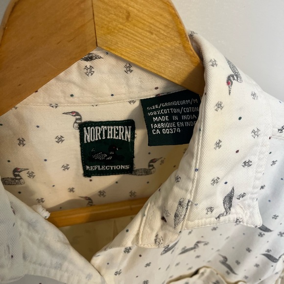 Northern Reflections Winter Ducks Button Down - Picture 2 of 8